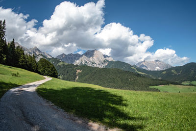 Scenic view of landscape against sky