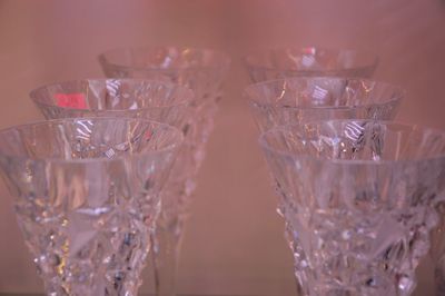 Close-up of wine glass on table