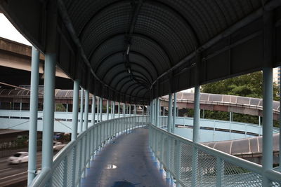 View of elevated walkway