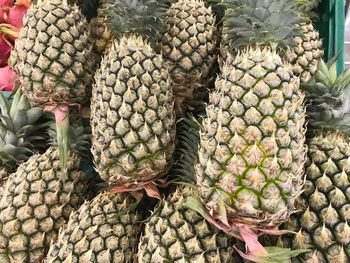 Full frame shot of fruits for sale in market