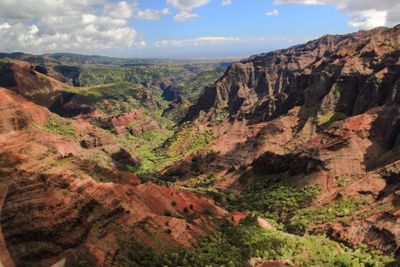 Scenic view of canyon