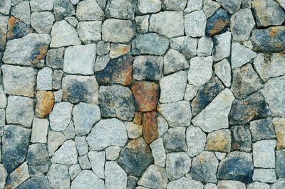 Full frame shot of stone wall