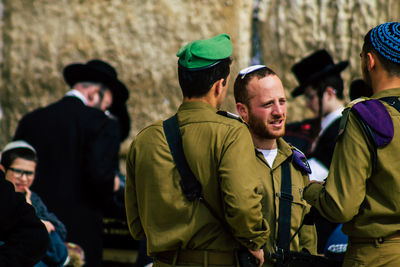 Group of people standing outdoors