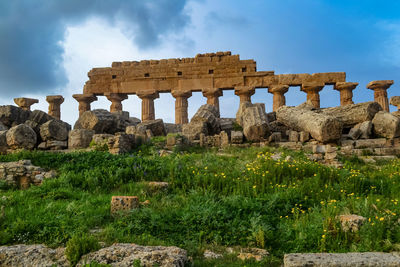 Ruins of a temple