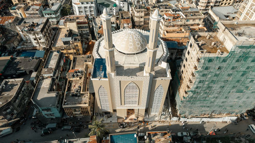 Aerial view of msulim mosque in dar es salaam