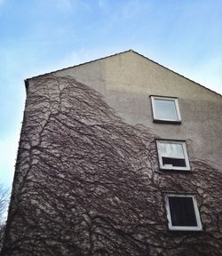 Low angle view of building against sky