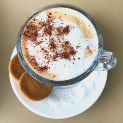 Close-up of coffee on table