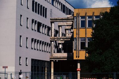 Buildings against sky in city