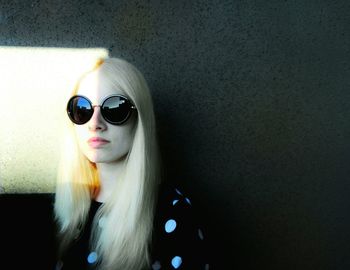 Portrait of young woman