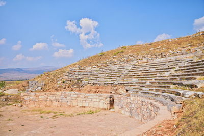 View of old ruins against sky