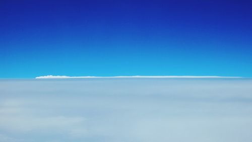 Scenic view of clear blue sky