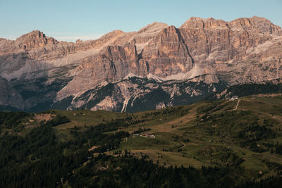 Alta val badia view from piz boè alpine lounge - alto adige sudtirol - italy