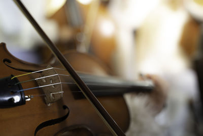 Close-up of guitar