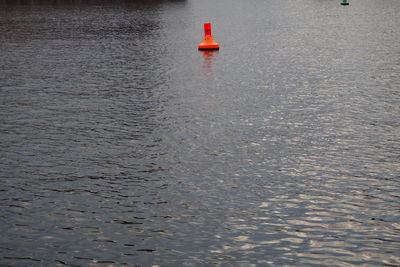 Lighthouse in sea