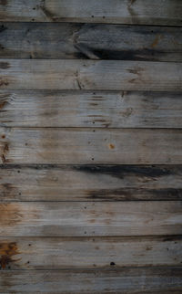 Full frame shot of weathered wooden wall