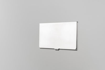 Close-up of lamp against white background