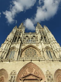 Low angle view of church