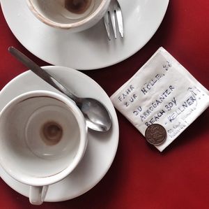 Close-up of coffee cup