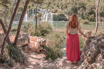 Skradinski buk waterfalls in krka national park.