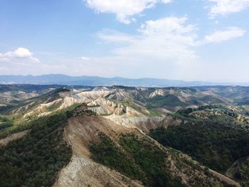 Scenic view of mountains