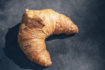 High angle view of orange on table