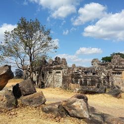 Old ruins against clear sky