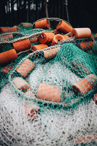 A pile of fishing net.