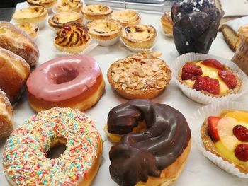 Close-up of dessert on table