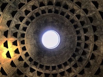 Directly below shot of dome in temple