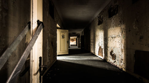 Corridor of old building