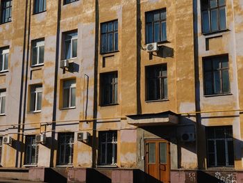 Low angle view of residential building