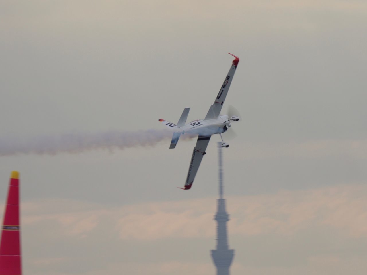 sky, airplane, transportation, cloud - sky, travel, outdoors, flying, air vehicle, no people, low angle view, day, airshow, architecture, nature, fighter plane, vapor trail