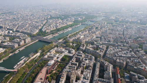 Aerial view of city