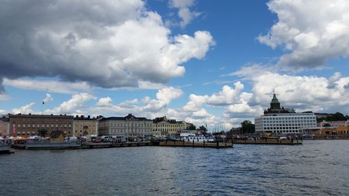 Buildings at waterfront