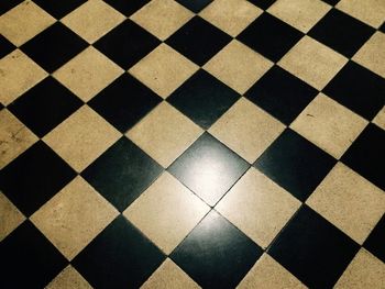 Full frame shot of tiled floor