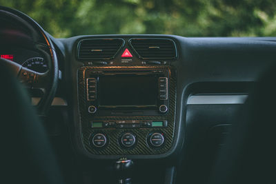 Close-up of vintage car