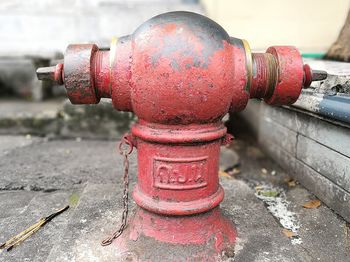 Close-up of fire hydrant