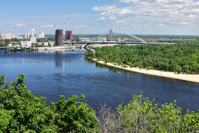 A beautiful summer landscape of kyiv