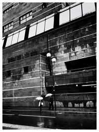 Low angle view of buildings in city