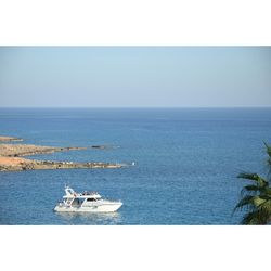 Boats in sea