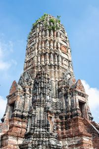 Low angle view of historical building against sky