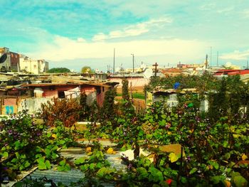 View of city against sky