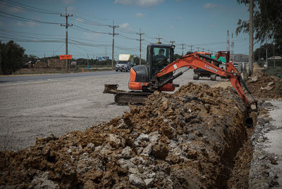 View of construction site