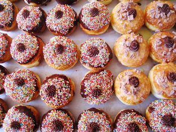 Full frame shot of sweet food
