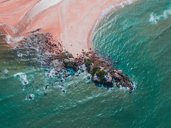 Aerial view at kemaman terengganu malaysia