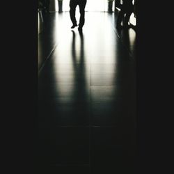 Woman standing on floor