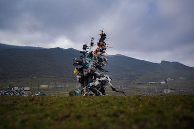 Landfill in dagestan 