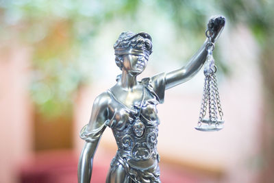 Close-up of lady justice