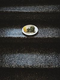 High angle view of fruit on table