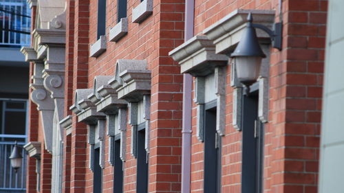 Low angle view of residential building